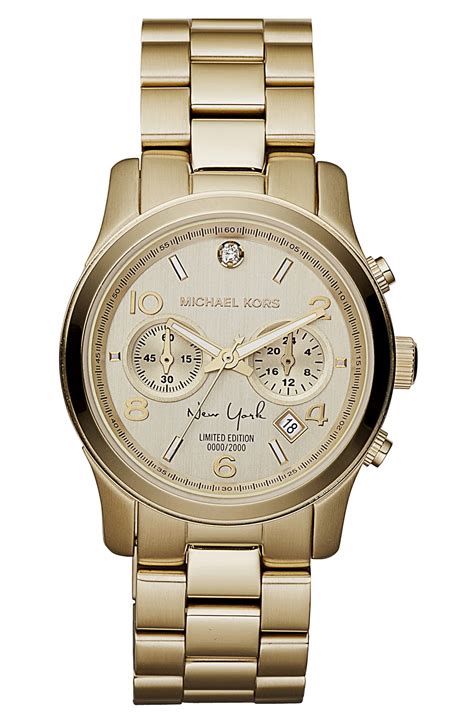 michael kors runway armband|Michael Kors runway chronograph watch.